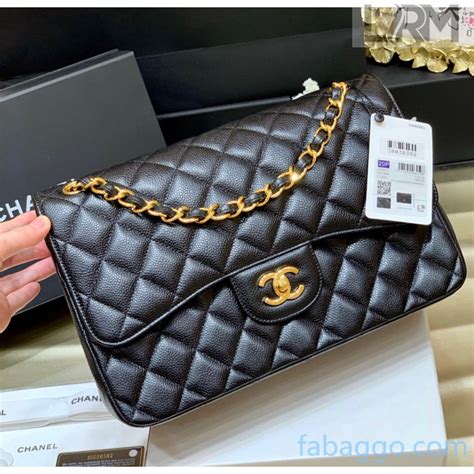 chanel large classic handbag a58600|Large classic handbag, Grained shiny calfskin & gold.